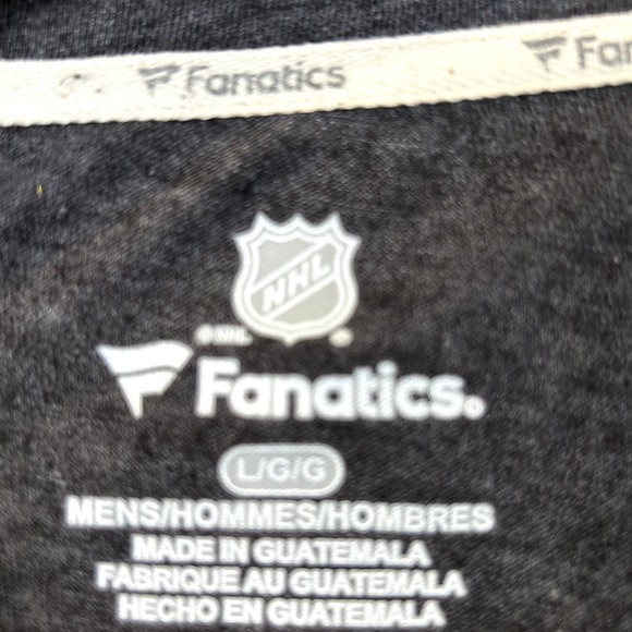 NHL Fanatics Boston Bruins Men's Lg Graphic Long-sleeve‎ Blue T-Shirt EUC - Picture 6 of 8